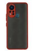 Mey İthalat® İnfinix Hot 11s Kılıf Montreal Silikon Kapak - Kırmızı
