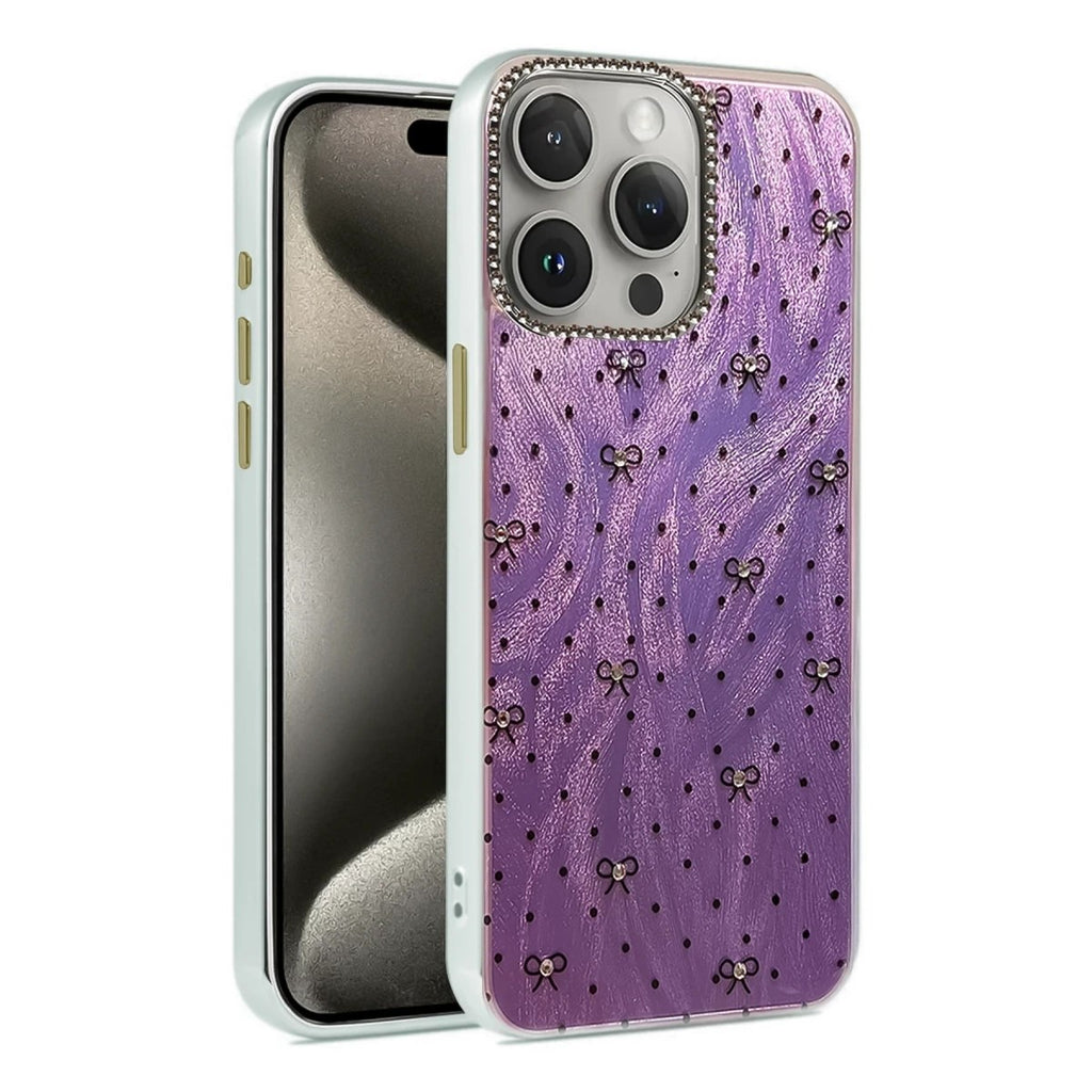 Mey İthalat® iPhone 15 Pro Max Kılıf Blade Aynalı Desenli Kapak - Desen 2