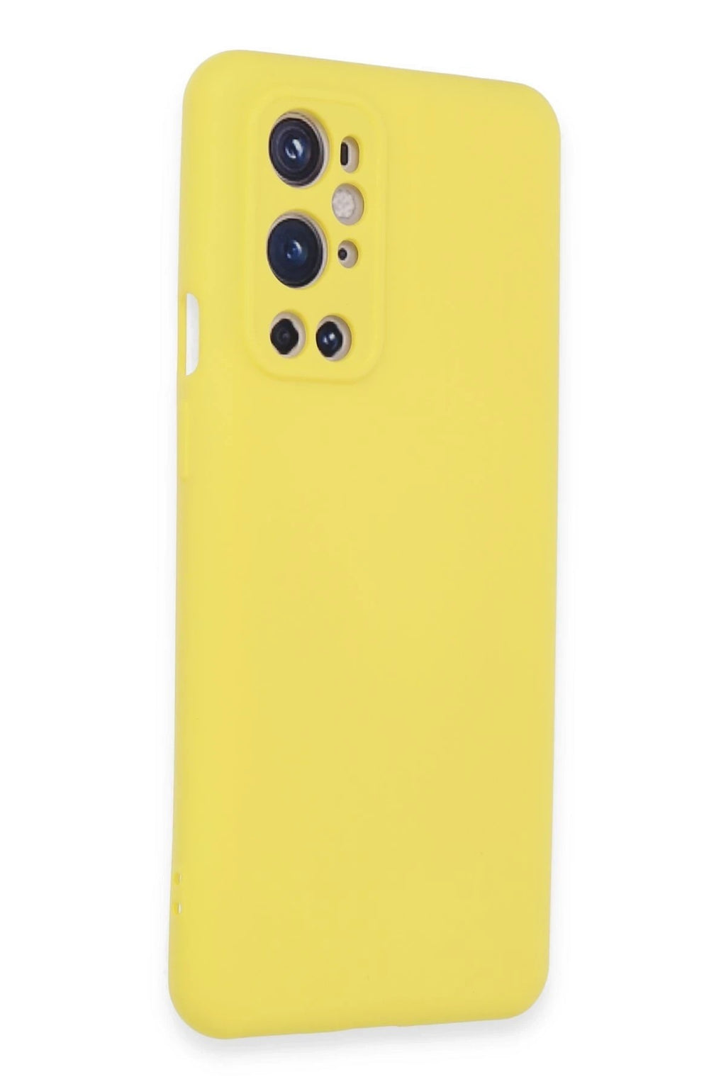 Mey İthalat® One Plus 9 Pro Kılıf Nano içi Kadife Silikon - Sarı