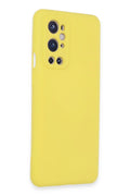 Mey İthalat® One Plus 9 Pro Kılıf Nano içi Kadife Silikon - Sarı