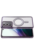 Mey İthalat® Redmi 15 4G Joke Simli Magneticsafe Kılıf - Derin Mor