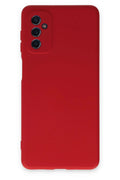 Mey İthalat® Samsung Galaxy M52 5G Kılıf Nano içi Kadife Silikon - Kırmızı