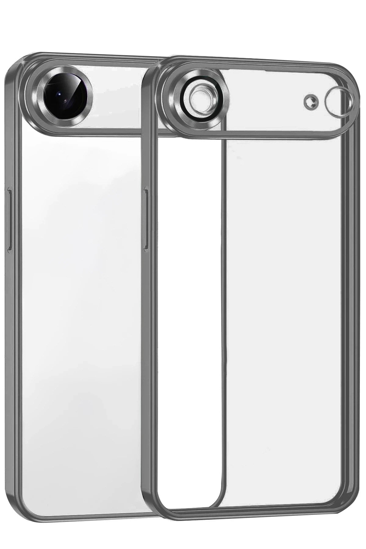 Mey İthalat® iPhone 17 Air Lensli Silikon - Titan Gri