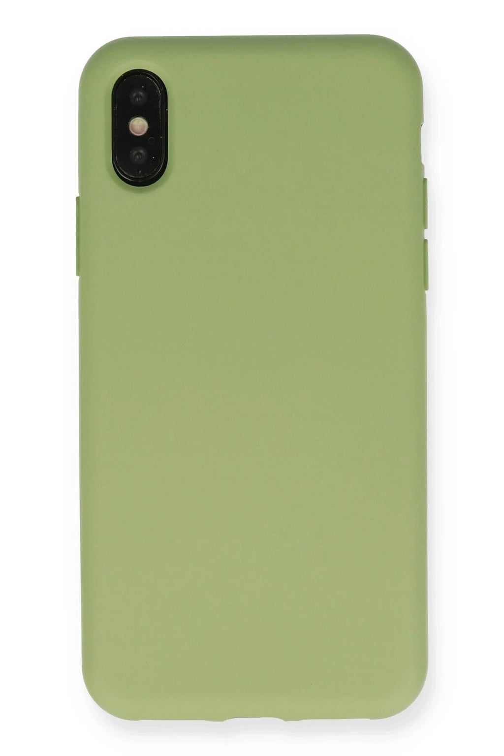 Mey İthalat® iPhone XS Max Kılıf Nano içi Kadife Silikon - Yeşil