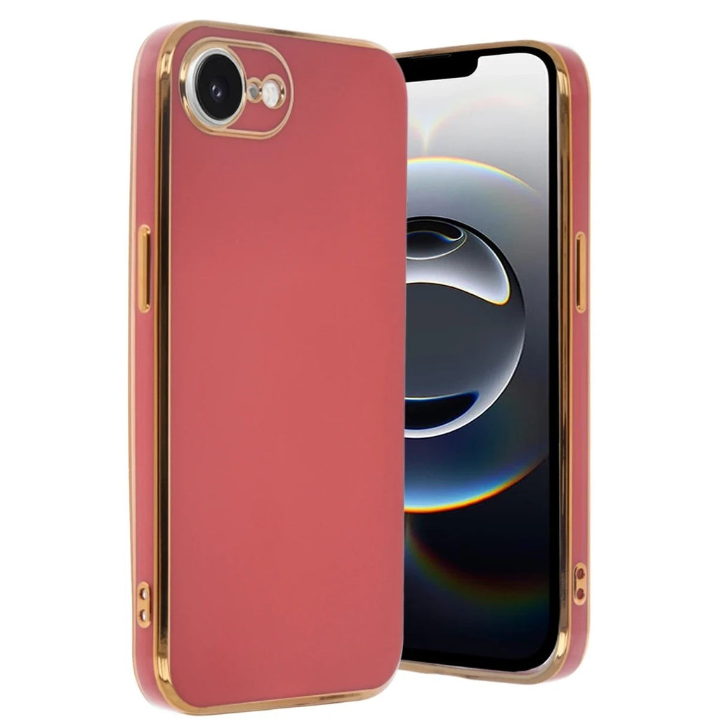 Mey İthalat® iPhone 16E Kılıf Volet Silikon - Kırmızı