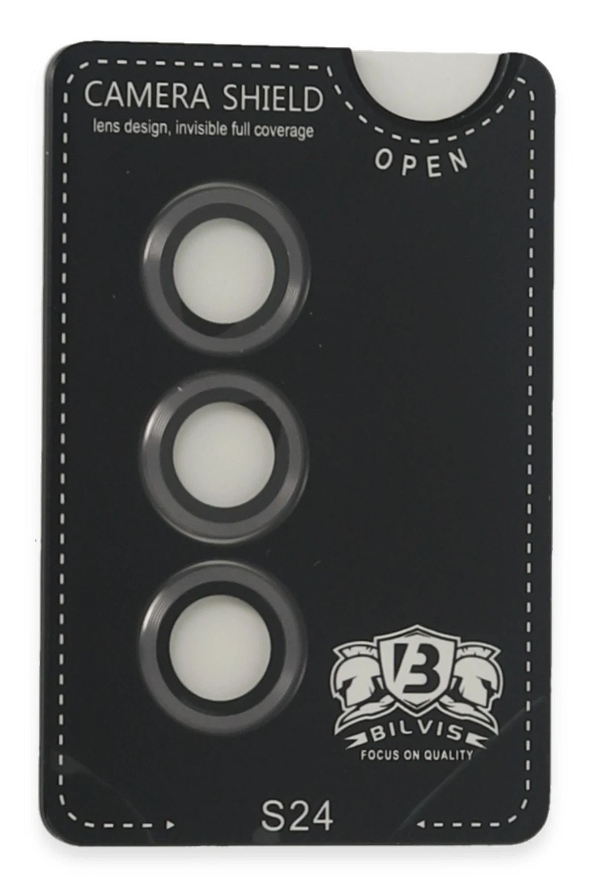 Mey İthalat® Samsung Galaxy S24 Bilvis Titan Kamera Lens - Titan Gri