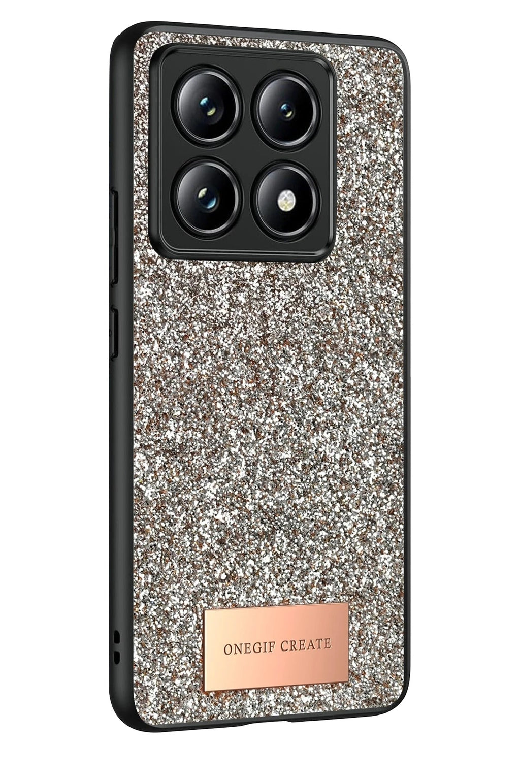 Mey İthalat® Mi 14T Pro Bright Simli Kapak - Gold