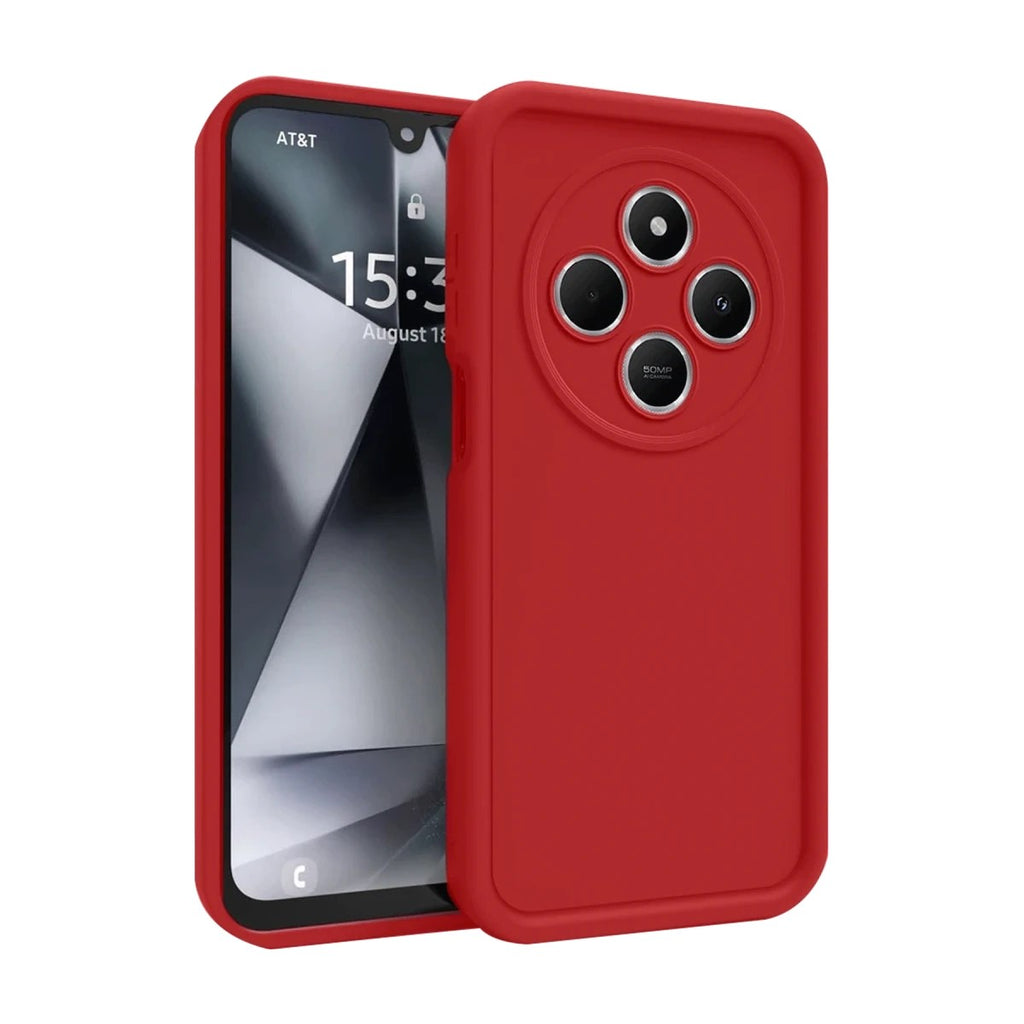 Mey İthalat® Redmi 14C Kılıf Viera Silikon - Kırmızı