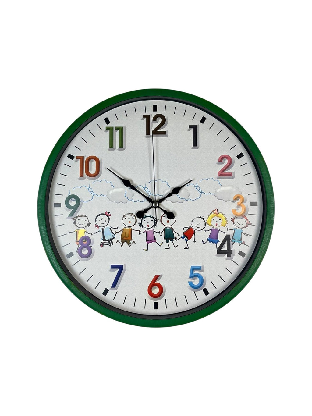 36 Cm Yeşil Çocuk Odası Duvar Saati