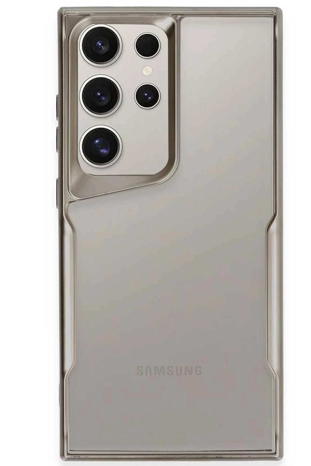 Mey İthalat® Samsung Galaxy S25 Ultra Kılıf Boyi Silikon Kapak - Titan Gri