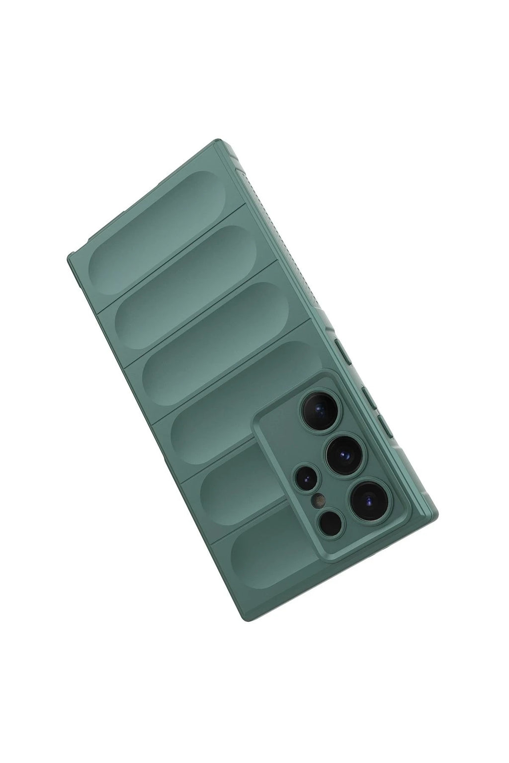 Mey İthalat® Samsung Galaxy S24 Ultra Kılıf Optimum Silikon - Koyu Yeşil