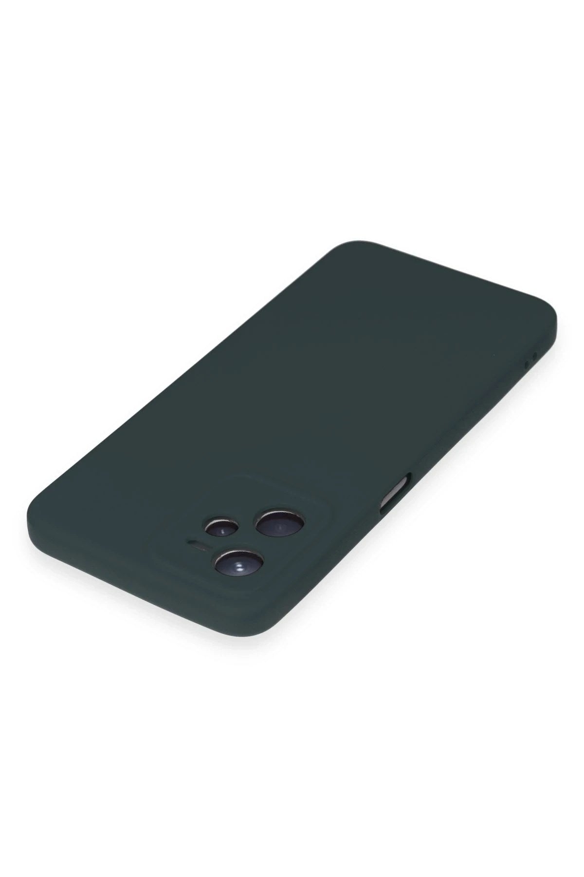 Mey İthalat® Realme C35 Kılıf Nano içi Kadife Silikon - Koyu Yeşil