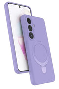 Mey İthalat® Samsung Galaxy S26 Plus Regal Magsafe Standlı Kapak - Lila