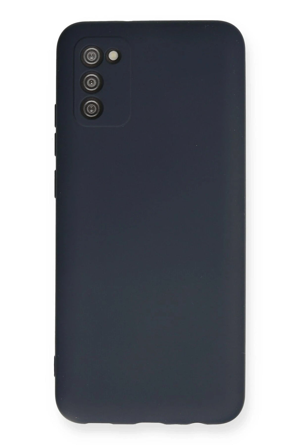 Mey İthalat® Samsung Galaxy A03S Kılıf Nano içi Kadife Silikon - Lacivert