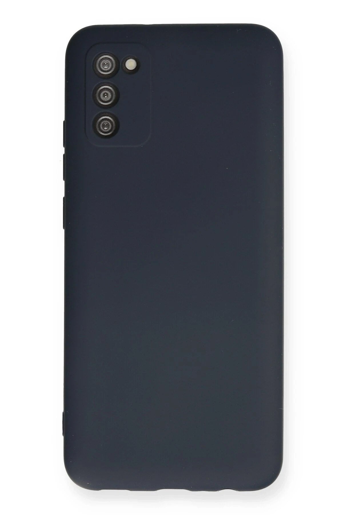 Mey İthalat® Samsung Galaxy A03S Kılıf Nano içi Kadife Silikon - Lacivert