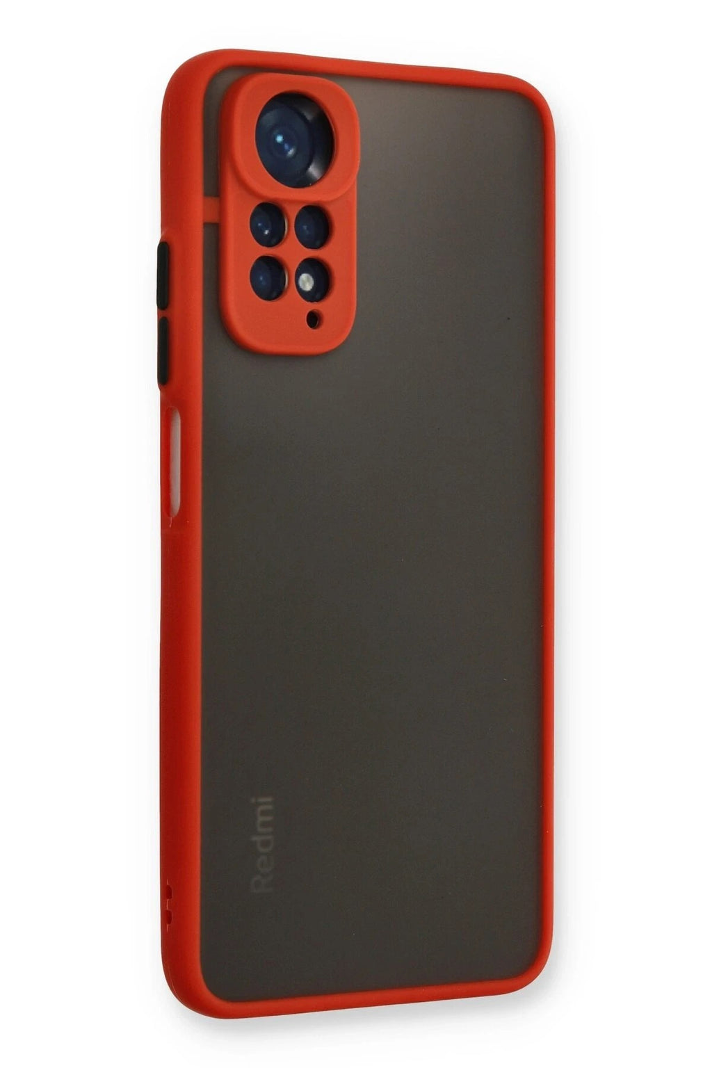 Mey İthalat® Redmi Note 11 Pro Kılıf Montreal Silikon Kapak - Kırmızı