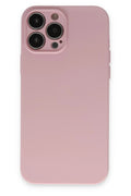 Mey İthalat® iPhone 13 Pro Kılıf Nano içi Kadife Silikon - Pembe