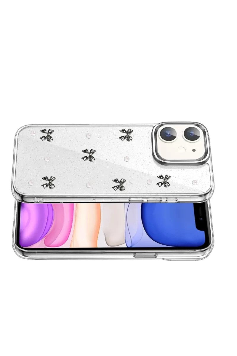 Mey İthalat® iPhone 11 Fiyonk Desenli Kapak - Desen 8