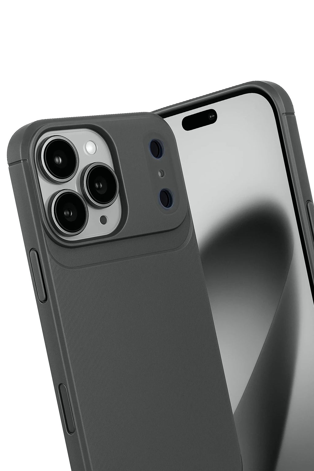 Mey İthalat® iPhone 17 Pro Auto Focus Karbon Kapak - Gri