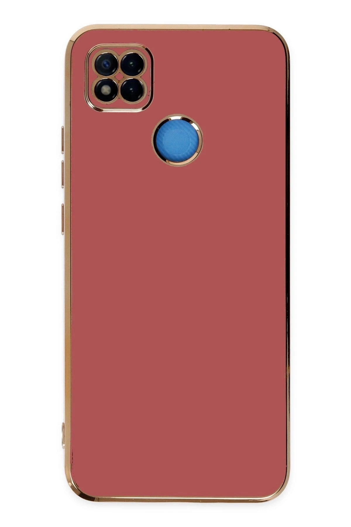 Mey İthalat® Redmi 9C Kılıf Volet Silikon - Kırmızı