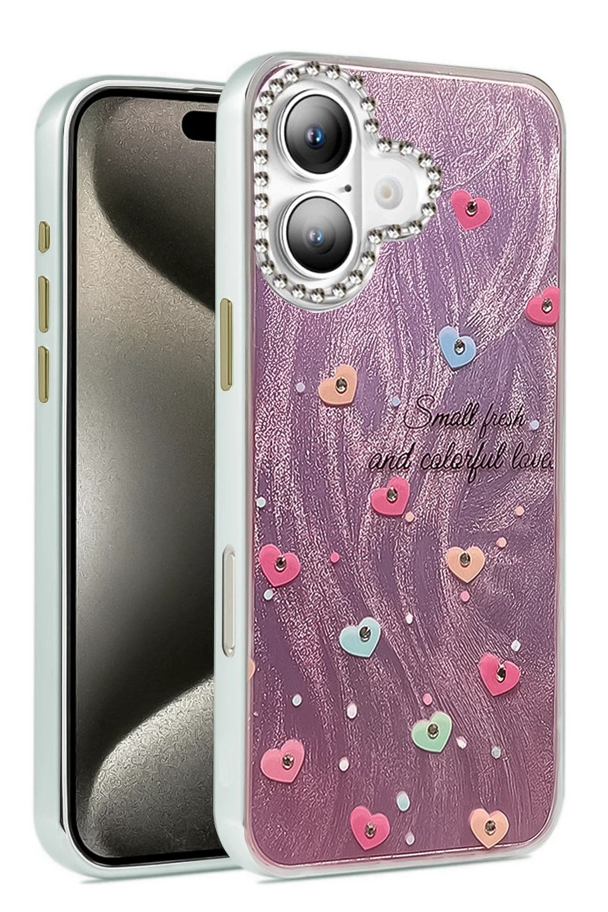 Mey İthalat® iPhone 16 Kılıf Blade Aynalı Desenli Kapak - Desen 8