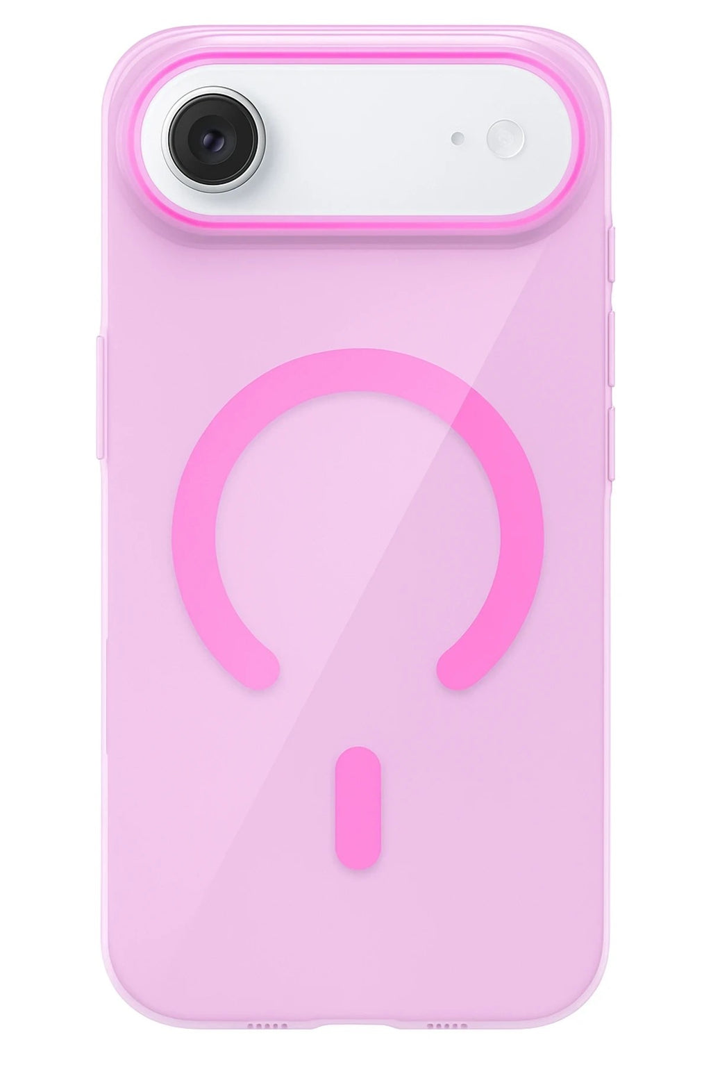 Mey İthalat® iPhone 17 Air PC Blank Magsafe Kapak - Pembe