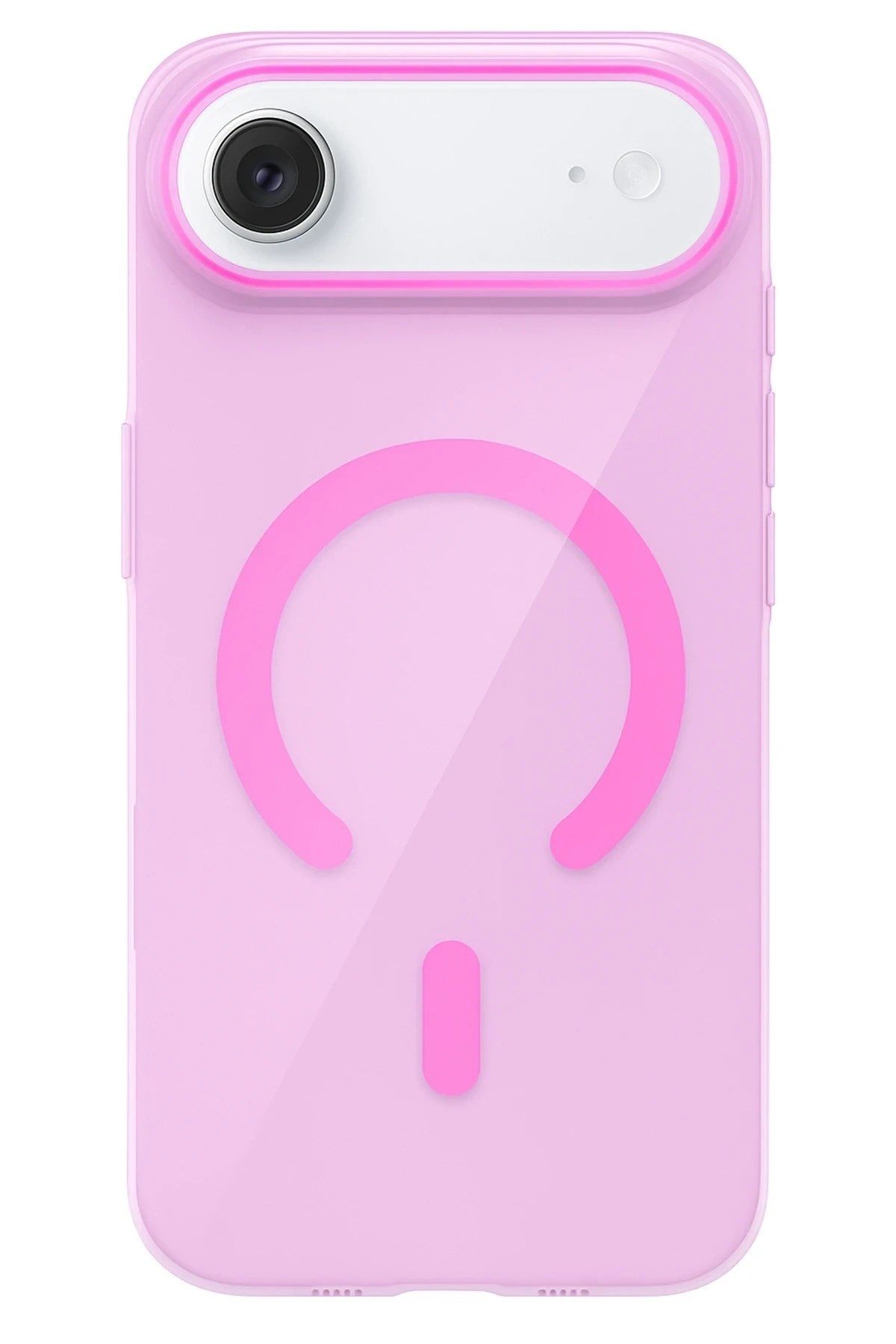 Mey İthalat® iPhone 17 Air PC Blank Magsafe Kapak - Pembe