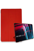 Mey İthalat® iPad Mini 3 Kılıf Tablet Smart Kılıf - Kırmızı