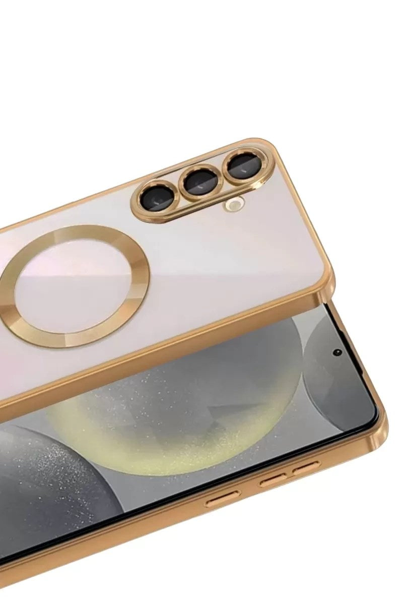 Mey İthalat® Samsung Galaxy A37 5G Kross Magneticsafe Kapak - Çöl Titanyum