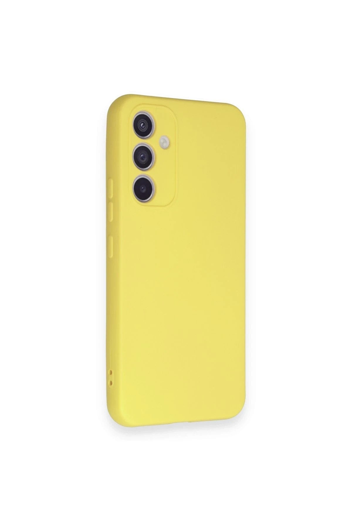 Mey İthalat® Samsung Galaxy A54 5G Kılıf Nano içi Kadife Silikon - Sarı