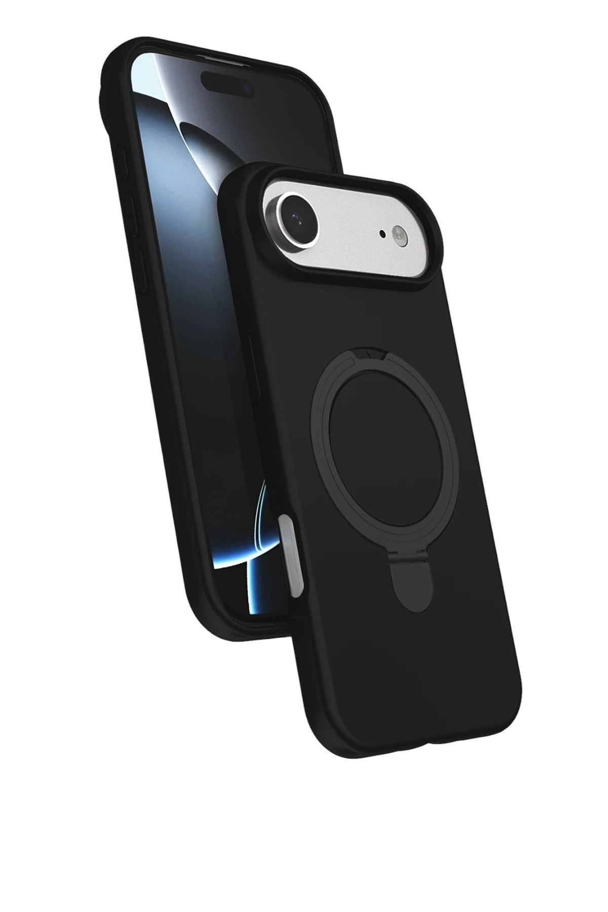 Mey İthalat® iPhone 17 Air Regal Magsafe Standlı Kapak - Siyah