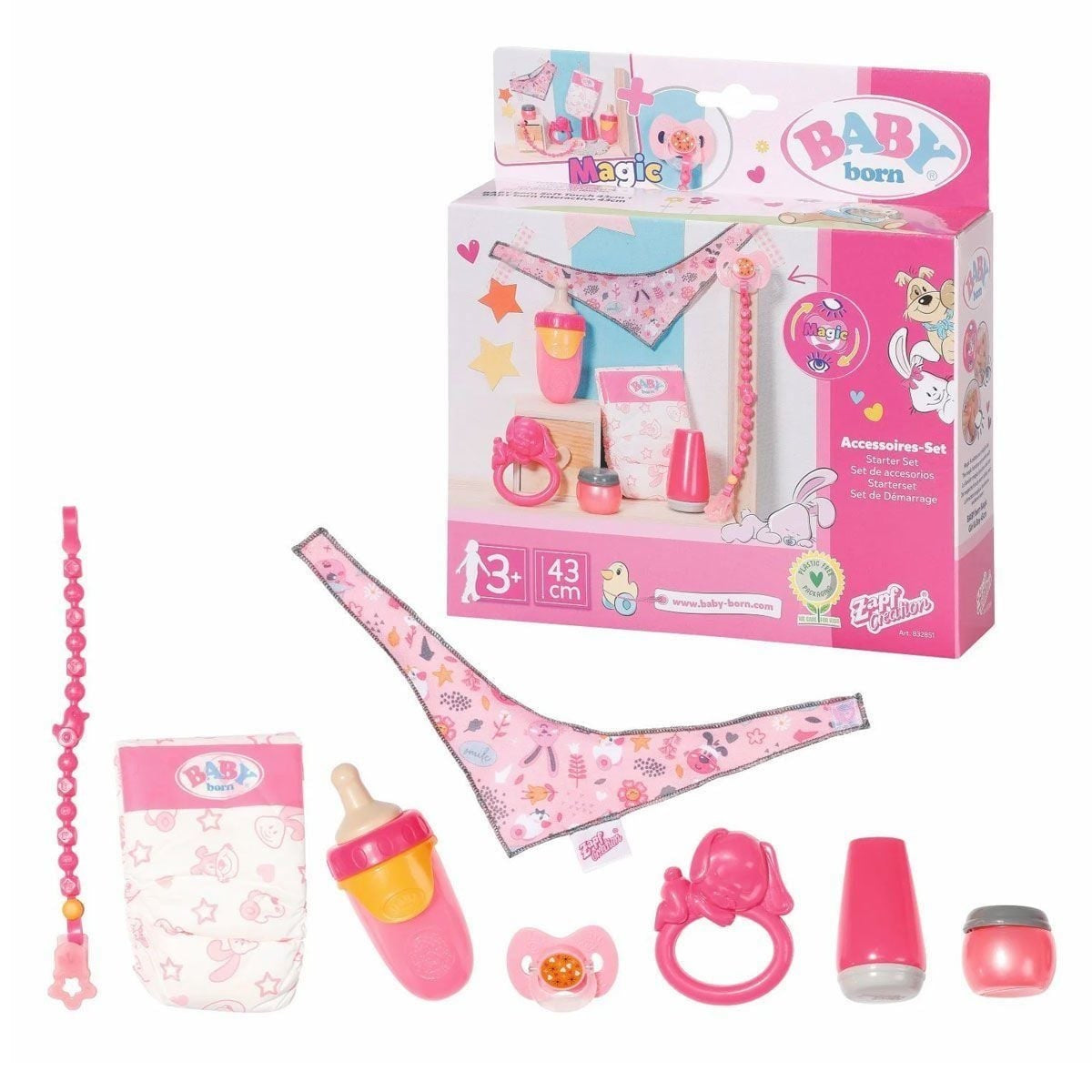 832851 Baby Born Bebek Başlangıç Seti 8 parça