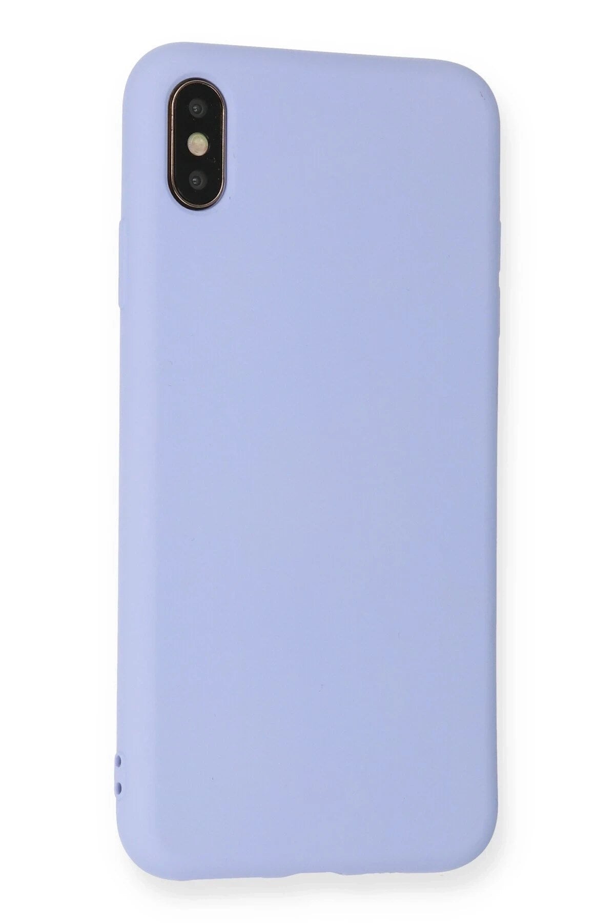 Mey İthalat® iPhone XS Max Kılıf Nano içi Kadife Silikon - Lila