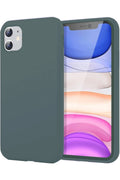 Mey İthalat® iPhone 11 Kılıf First Silikon - Koyu Yeşil