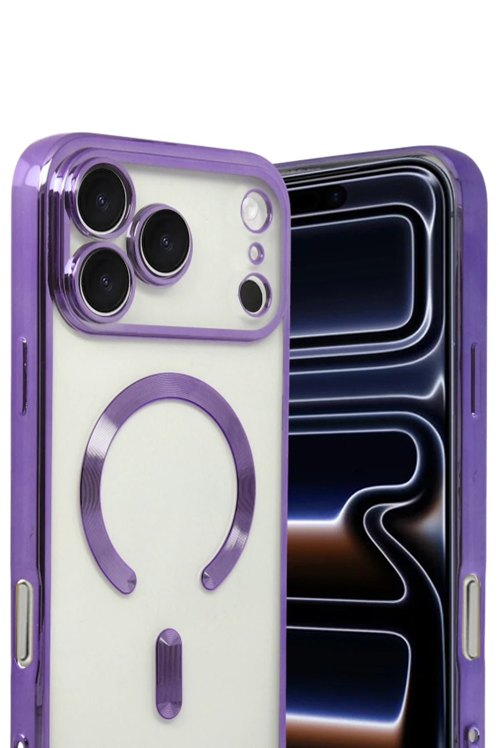 Mey İthalat® iPhone 17 Pro Max Kross Magneticsafe Kapak - Mor