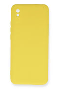 Mey İthalat® Redmi 9A Kılıf Nano içi Kadife Silikon - Sarı