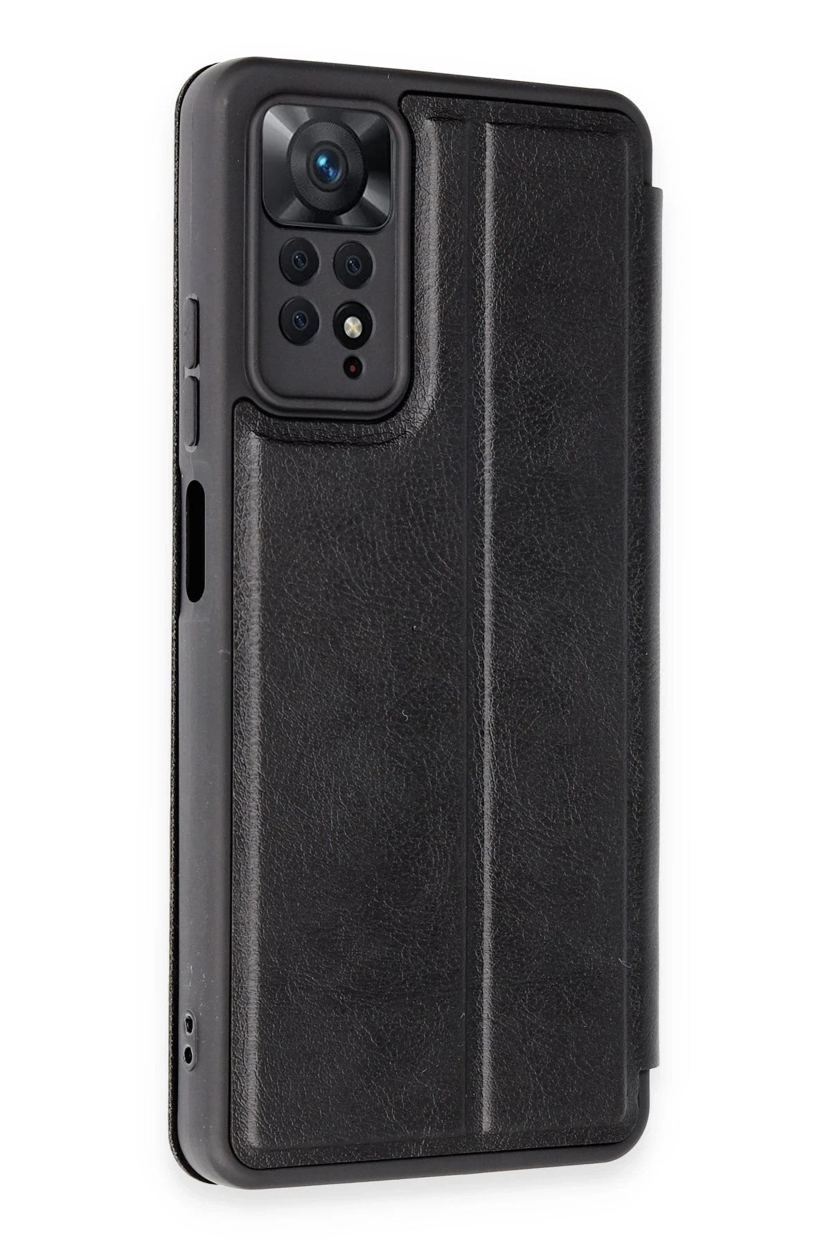 Mey İthalat® Redmi Note 12 Pro 4G Kılıf Flip Cover - Siyah