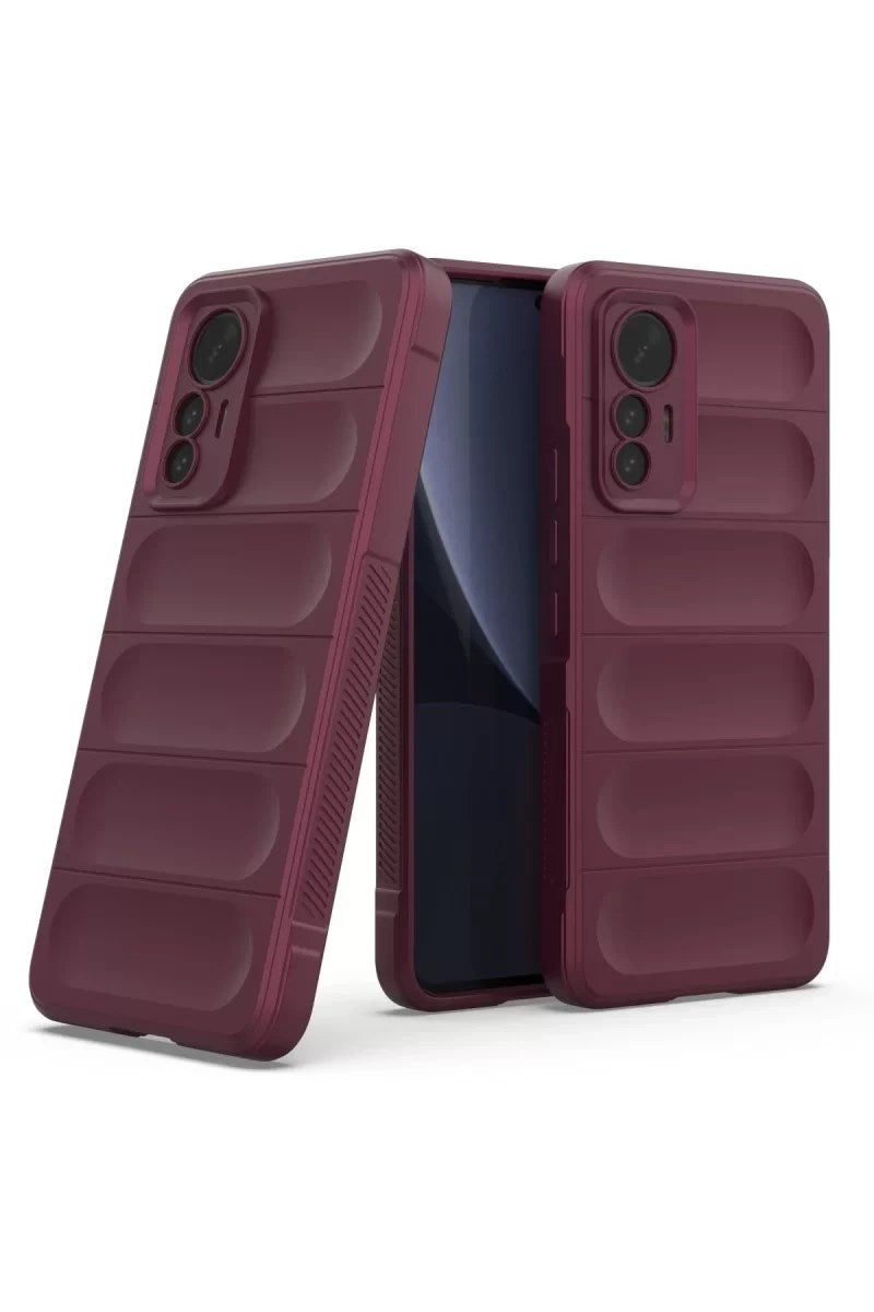 Mey İthalat® Mi 12 Lite Kılıf Optimum Silikon - Bordo