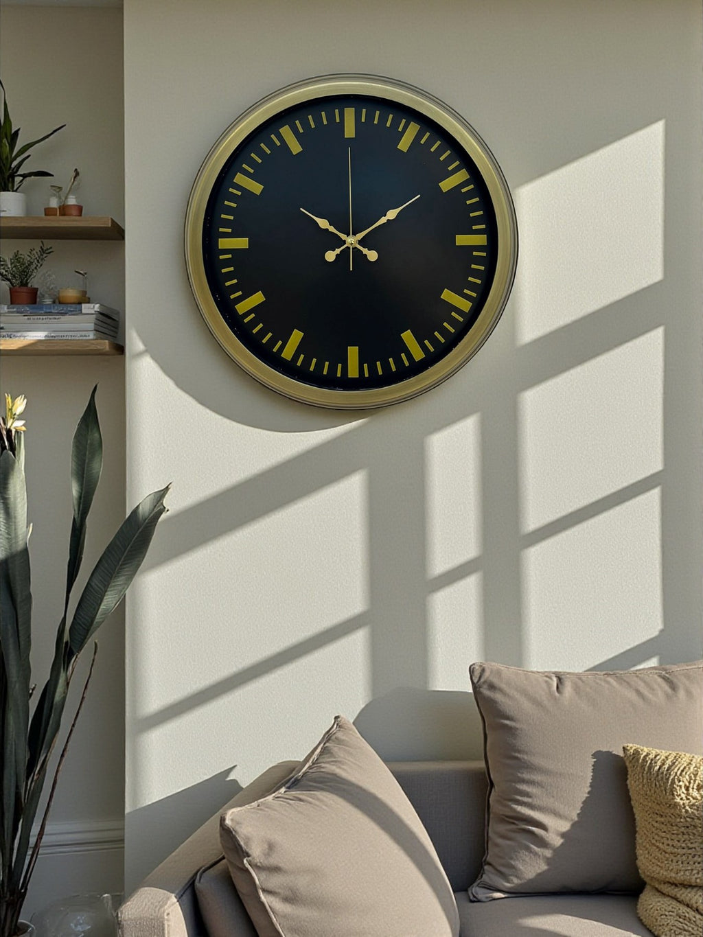 Vintage 40 Cm Metal Modern Duvar Saati