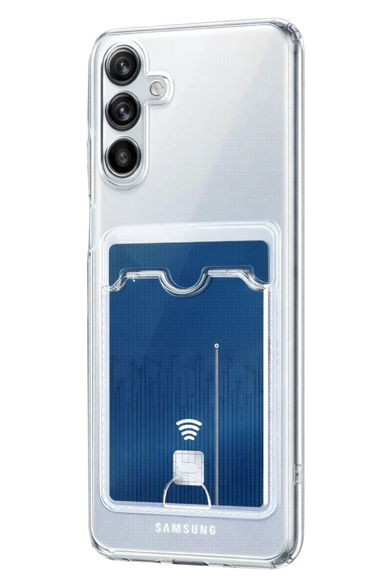 Mey İthalat® Samsung Galaxy A37 5G Kart Şeffaf Silikon - Şeffaf