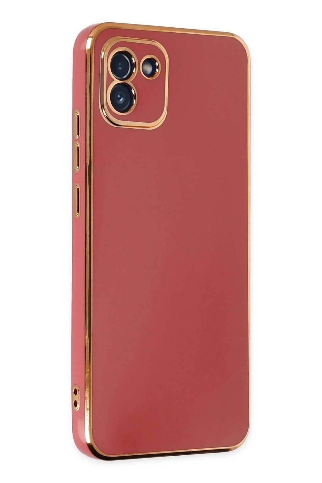 Mey İthalat® Samsung Galaxy A03 Kılıf Volet Silikon - Kırmızı