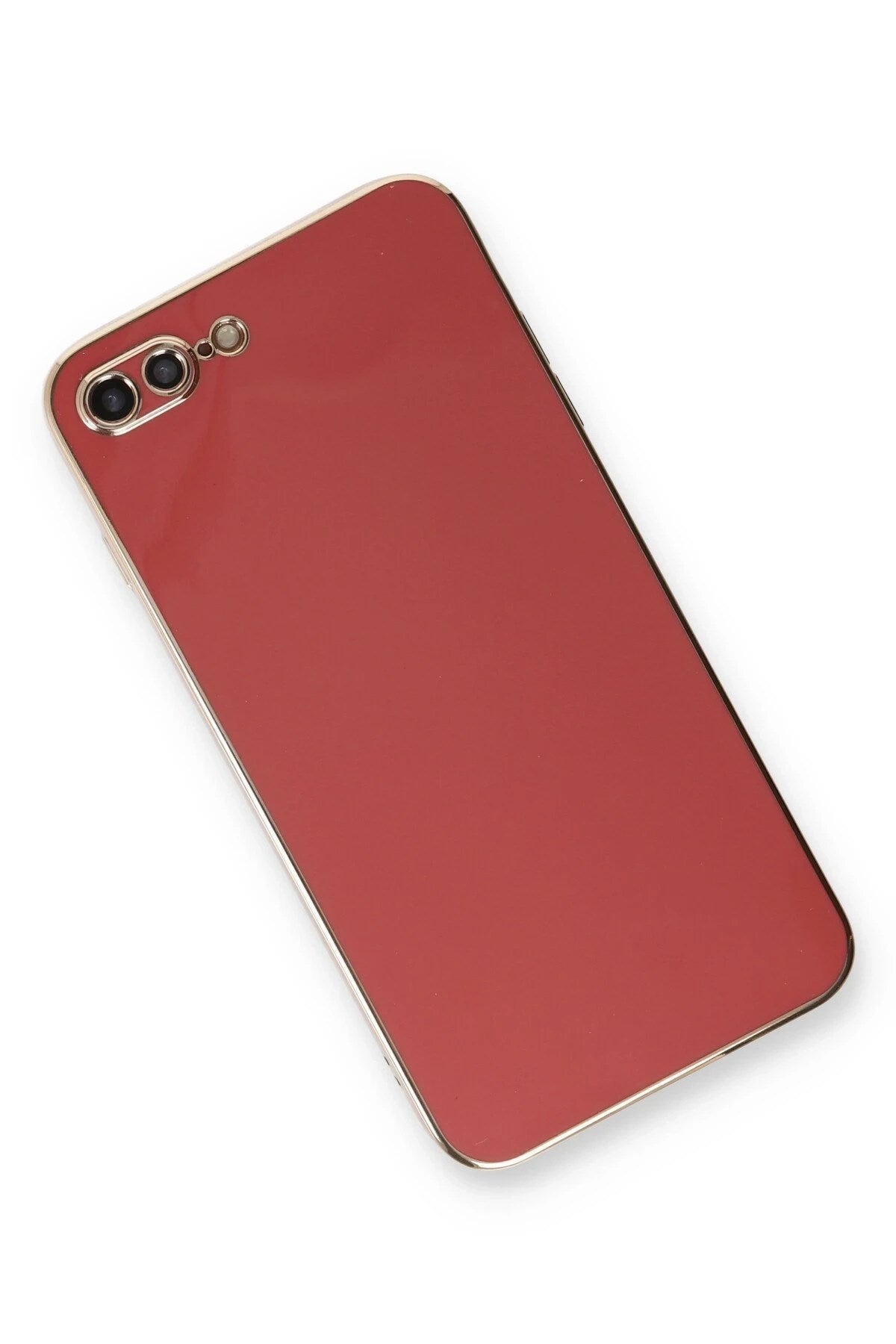 Mey İthalat® iPhone 7 Plus Kılıf Volet Silikon - Kırmızı