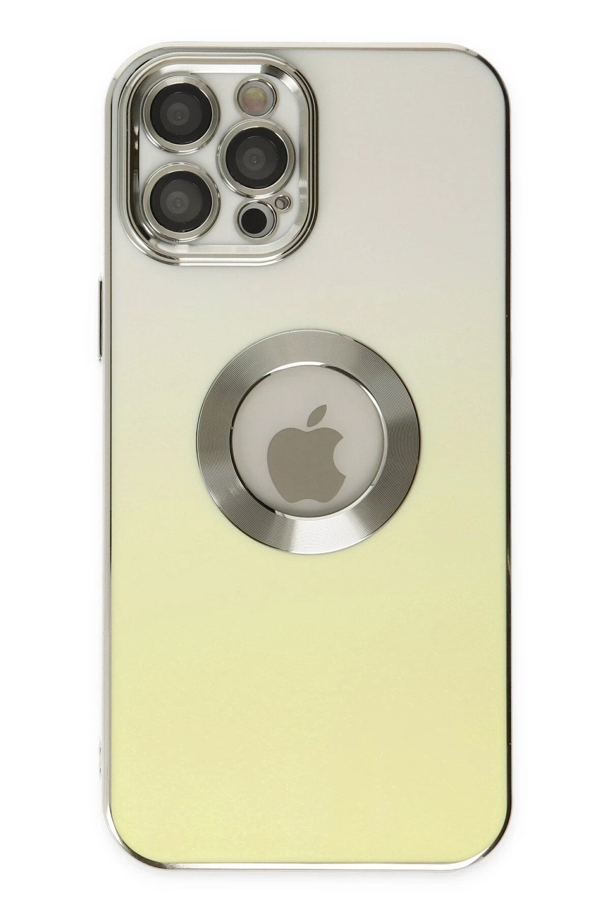 Mey İthalat® iPhone 12 Pro Max Kılıf Best Silikon - Sarı