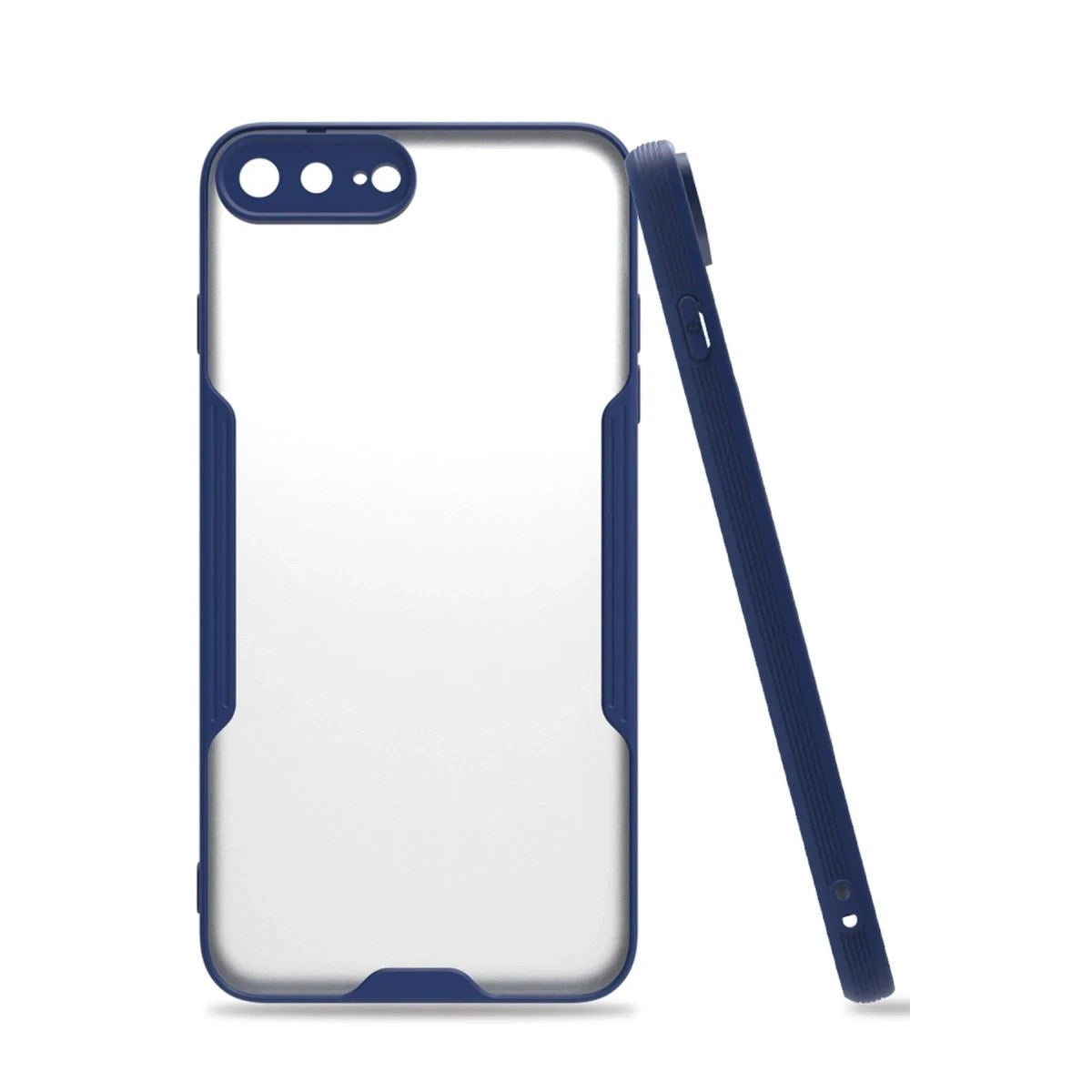 Mey İthalat® iPhone 7 Plus Kılıf Platin Silikon - Lacivert