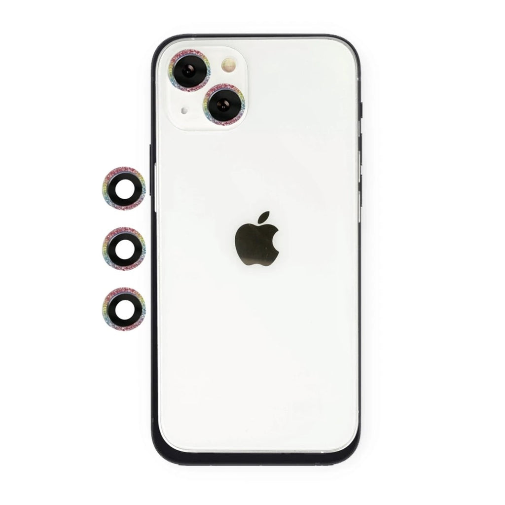 Mey İthalat® iPhone 14 Shine Kamera Lens - Rainbow