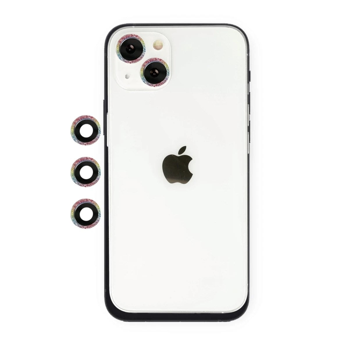 Mey İthalat® iPhone 14 Shine Kamera Lens - Rainbow