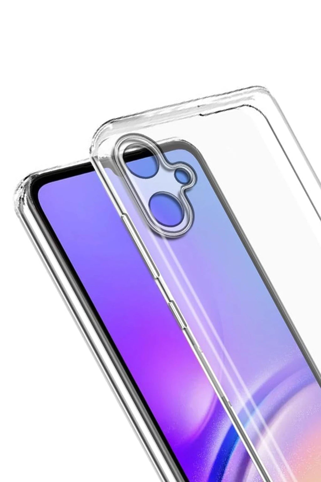 Mey İthalat® Samsung Galaxy A07 4G Lüx Şeffaf Silikon - Şeffaf