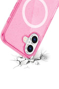 Mey İthalat® iPhone 16 Star Magsafe Kapak - Pembe