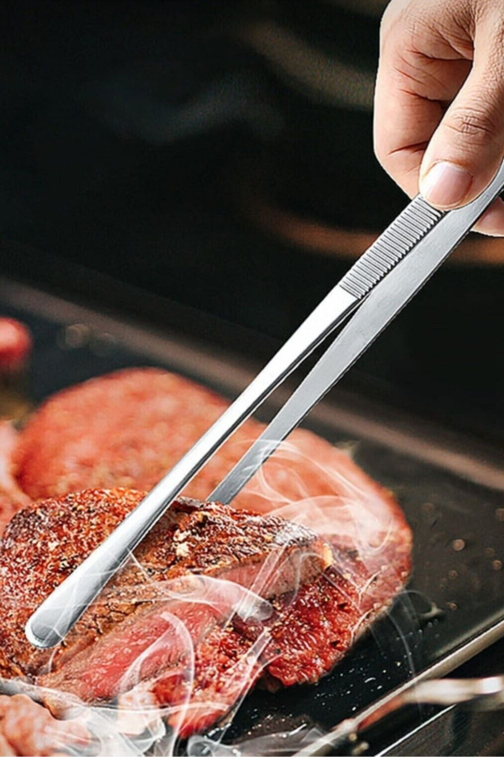 Yiyecek Servis Maşası Air Fryer Master Chef Şef Cımbızı Et Kızartma Barbekü Aleti 30 Cm
