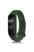 Mey İthalat® Mi Band 7 Klasik Kordon - Haki Yeşil